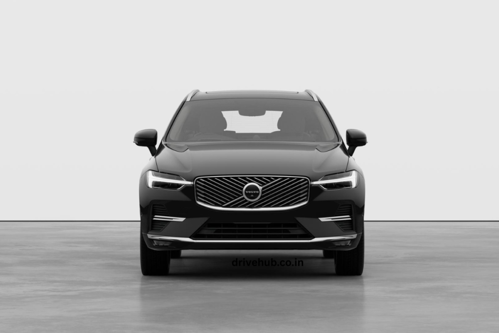 Volvo EX60 Onyx Black front view luxury electric SUV